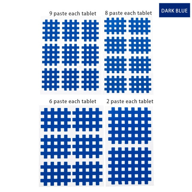 20 Sheets/Pack Kindmax Kinesiology Cross Tape Physical therapy Acupuncture Stickers for Pain Relief - KiwisLove