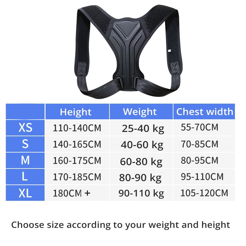 Adjustable Posture Corrector Back Support Shoulder Back Corset Posture - KiwisLove