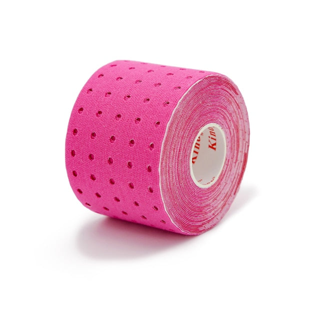 Kindmax Hole Kinesiology Tape Perforated Elastic Sport  Athletic Tape for Muscle Support Strain Injury Pain Relief 5cm x 5m Roll - KiwisLove