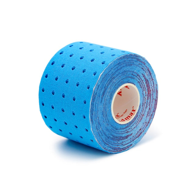 Kindmax Hole Kinesiology Tape Perforated Elastic Sport  Athletic Tape for Muscle Support Strain Injury Pain Relief 5cm x 5m Roll - KiwisLove