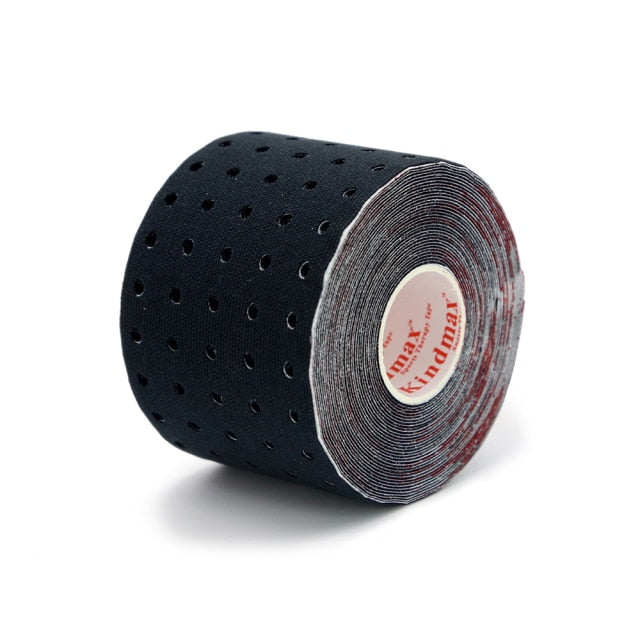 Kindmax Hole Kinesiology Tape Perforated Elastic Sport  Athletic Tape for Muscle Support Strain Injury Pain Relief 5cm x 5m Roll - KiwisLove