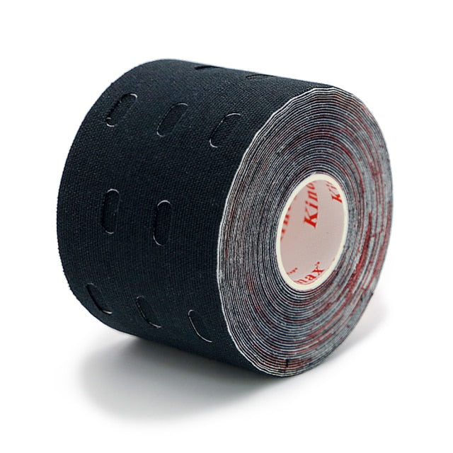 Kindmax Hole Kinesiology Tape Perforated Elastic Sport  Athletic Tape for Muscle Support Strain Injury Pain Relief 5cm x 5m Roll - KiwisLove