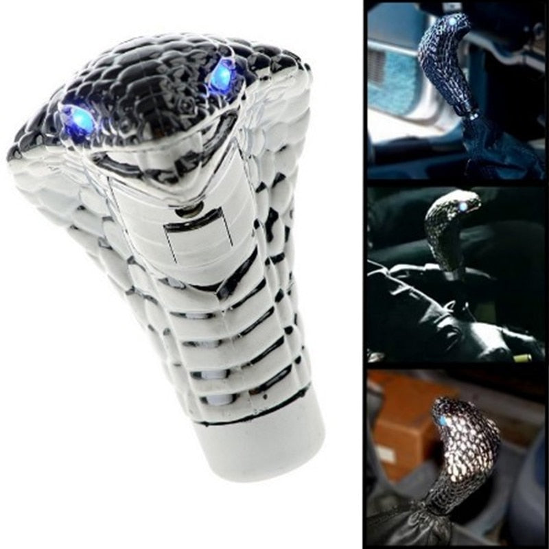 2021 Cobras Snake Shape Car Gearbox Handle With LED Light Gear Levers Knob Car Modification Gear Stick CSL88 - KiwisLove