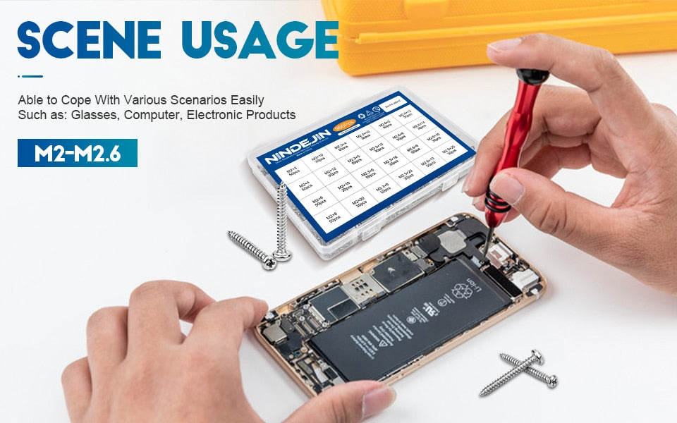 960pcs Mini Screw Round Pan Head  Computer Laptop Screw Stainless Steel Tapping - KiwisLove