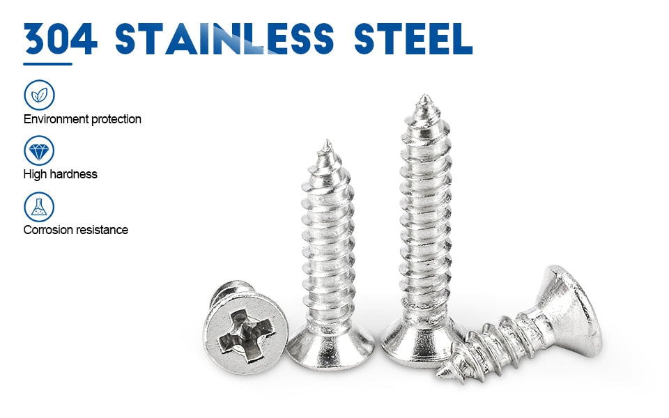 960pcs/set Cross Flat Head Mini Screw Self Tapping  Laptop Notebook - KiwisLove