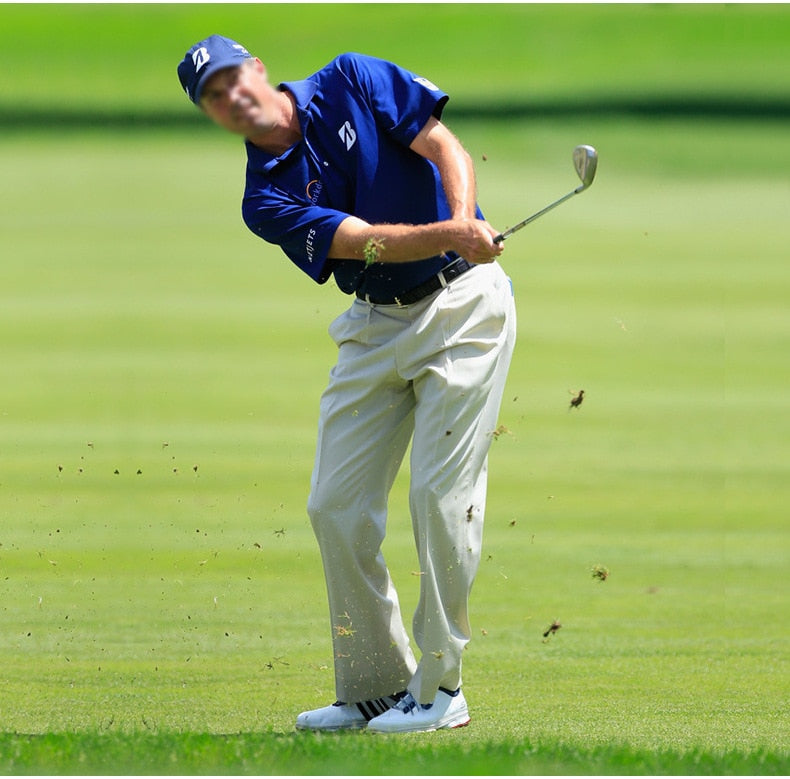 PGM Golf Men's Sneakers Rotating Lace Sneakers Waterproof Non-slip red - KiwisLove