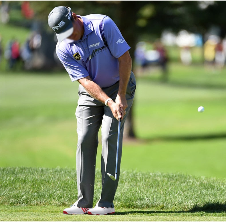 PGM Golf Men's Sneakers Rotating Lace Sneakers Waterproof Non-slip red - KiwisLove