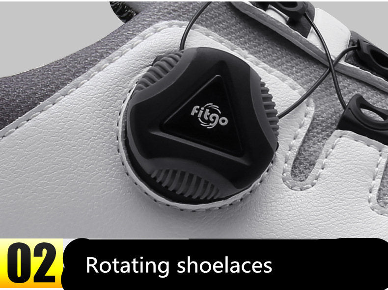 PGM Golf Men's Sneakers Rotating Lace Sneakers Waterproof Non-slip red - KiwisLove