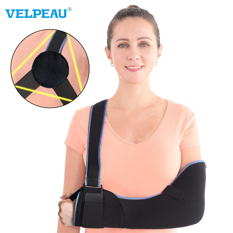 VELPEAU Lightweight Arm Sling Breathable Shoulder Support Brace Triangle Support - KiwisLove