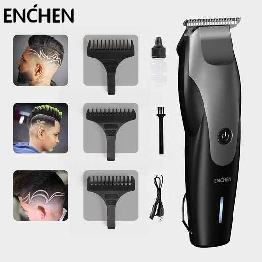 ENCHEN Hummingbird USB Electric Hair Clippers Rechargeable Cordless - KiwisLove