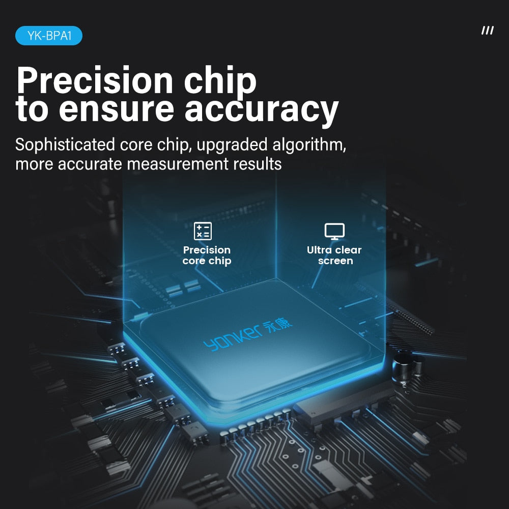 Yongrow Portable Digital Upper Arm Blood Pressure Monitor Portable LCD Digital - KiwisLove