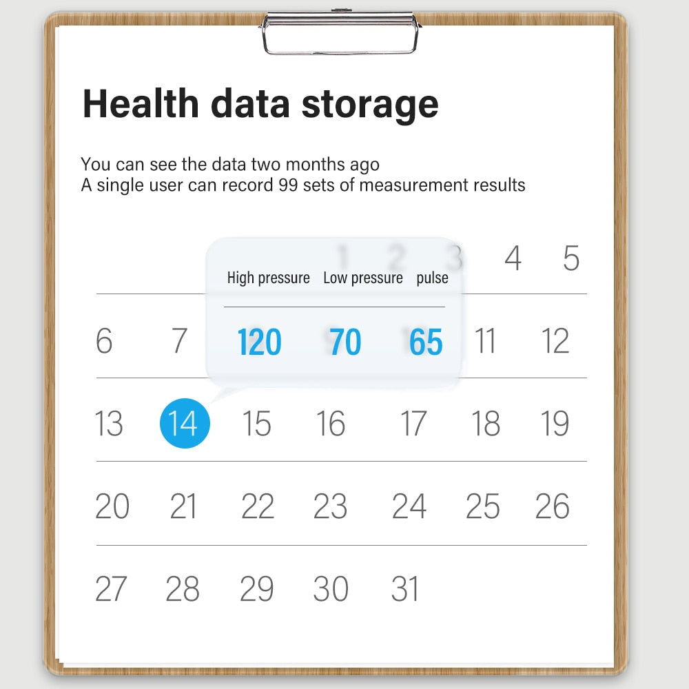 Yongrow Portable Digital Upper Arm Blood Pressure Monitor Portable LCD Digital - KiwisLove