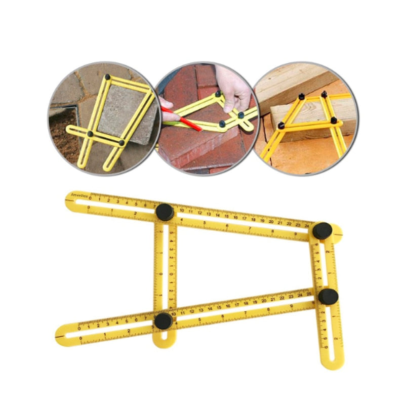 Angle Ruler Measuring Protractor  Activity Four-fold Ruler - KiwisLove