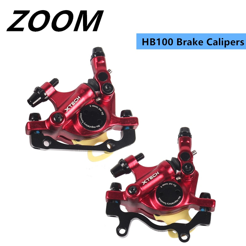 ZOOM XTECH HB100 MTB  Front And Rear Hydraulic Disc Brake Calipers - KiwisLove