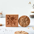 Cookie Cutter Provance Rose Cookie Stamp Embossing Mold Craft Decorating Baking Tool - KiwisLove