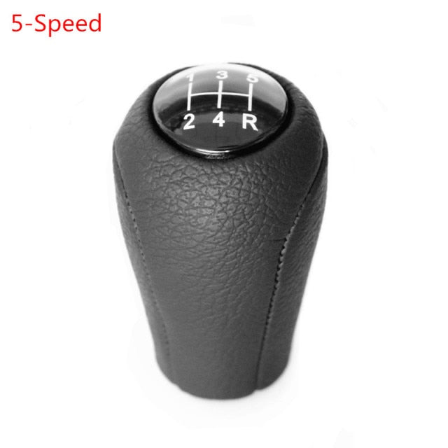 Leather Gear Shift Knob for MAZDA 3 BK BL 5 CR CW 6 II GH CX-7 ER MX-5 NC III 23 MT Leather Shifter Lever Arm Headball - KiwisLove