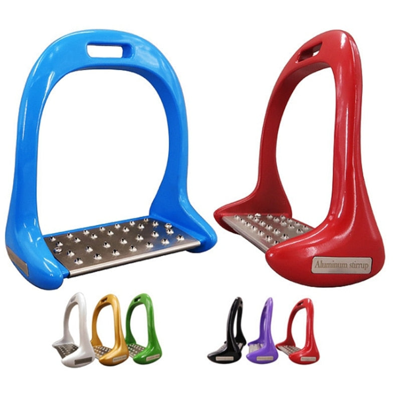 1 Pair Thickened Anti Slip Treads Pedal  Safety Horse Stirrups - KiwisLove