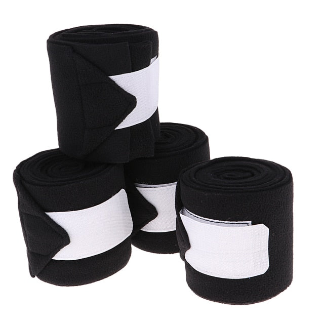 4 Pcs Horse Wraps Pony Legging Wrap Bandage Outdoors Equestrian Boots Bracer Leg Wraps Equestrian Equipment - KiwisLove