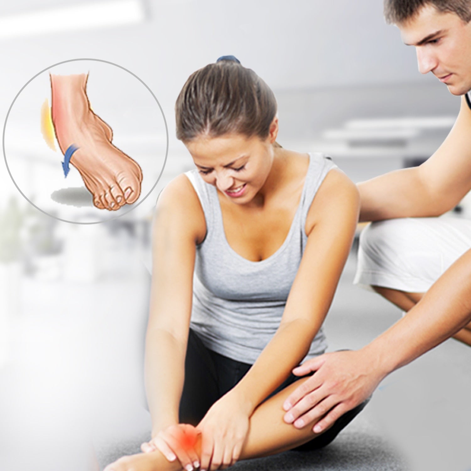 VELPEAU Ankle Support Adjustable Splint For Casts After Sprained Tendonitis Surgery - KiwisLove