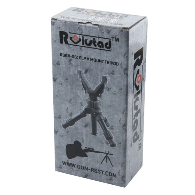 RokStad ELP V Mount Hunting Tripod 15cm 5.9" Retracted 24cm 9.4" Feet Max Extended Portable Versatile Stable Shooting Rest - KiwisLove