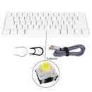 Mechanical Keyboard USB Wired LED Backlit Axis Gaming Mechanical Keyboard Gateron Optical Switches For Desktop - KiwisLove