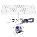 Mechanical Keyboard USB Wired LED Backlit Axis Gaming Mechanical Keyboard Gateron Optical Switches For Desktop - KiwisLove