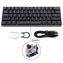 Mechanical Keyboard USB Wired LED Backlit Axis Gaming Mechanical Keyboard Gateron Optical Switches For Desktop - KiwisLove