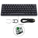 Mechanical Keyboard USB Wired LED Backlit Axis Gaming Mechanical Keyboard Gateron Optical Switches For Desktop - KiwisLove