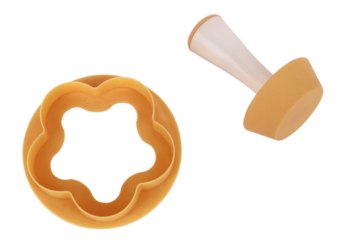 Pastry Dough Tamper Kit Kitchen Flower Round Cookie Cutter - KiwisLove