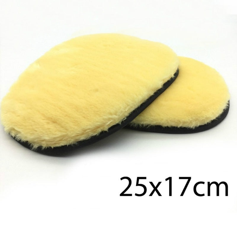 Car styling 17*25cm car cleaning cleaning brush wool soft car wash gloves cleaning brush motorcycle cleaner - KiwisLove