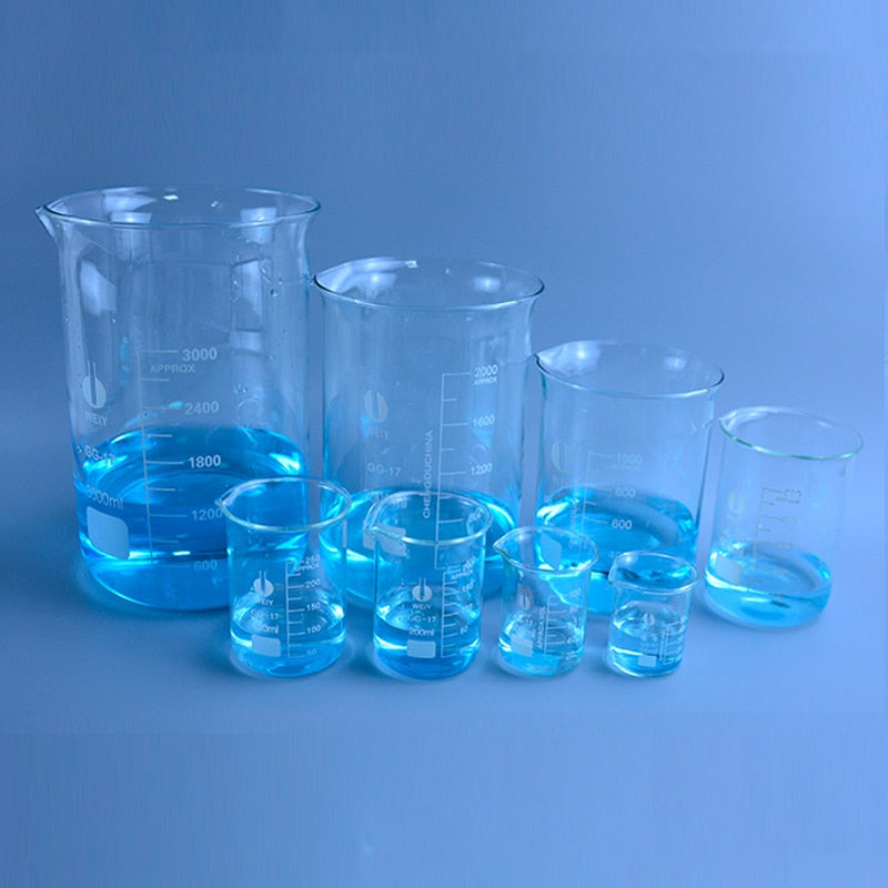 Capacity 50ml-3000ml Low Form Beaker - KiwisLove