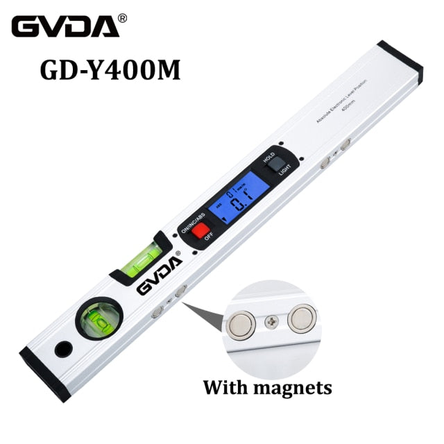 Digital Protractor Electronic Level Meter 360 Degree Spirit Level Angle Finder Slope Ruler Vertical Horizontal Bubble Magnetic - KiwisLove
