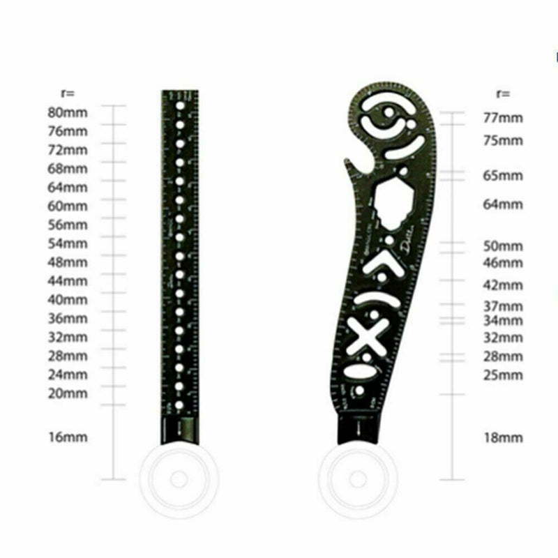 Drawing Ruler Multi Function Magnetic Tool Mini Wrench new - KiwisLove