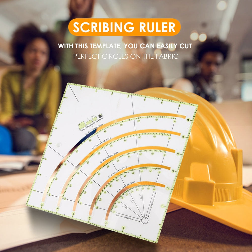 Drawing Ruler Sewing Measuring Patchwork Yardstick Ruler - KiwisLove