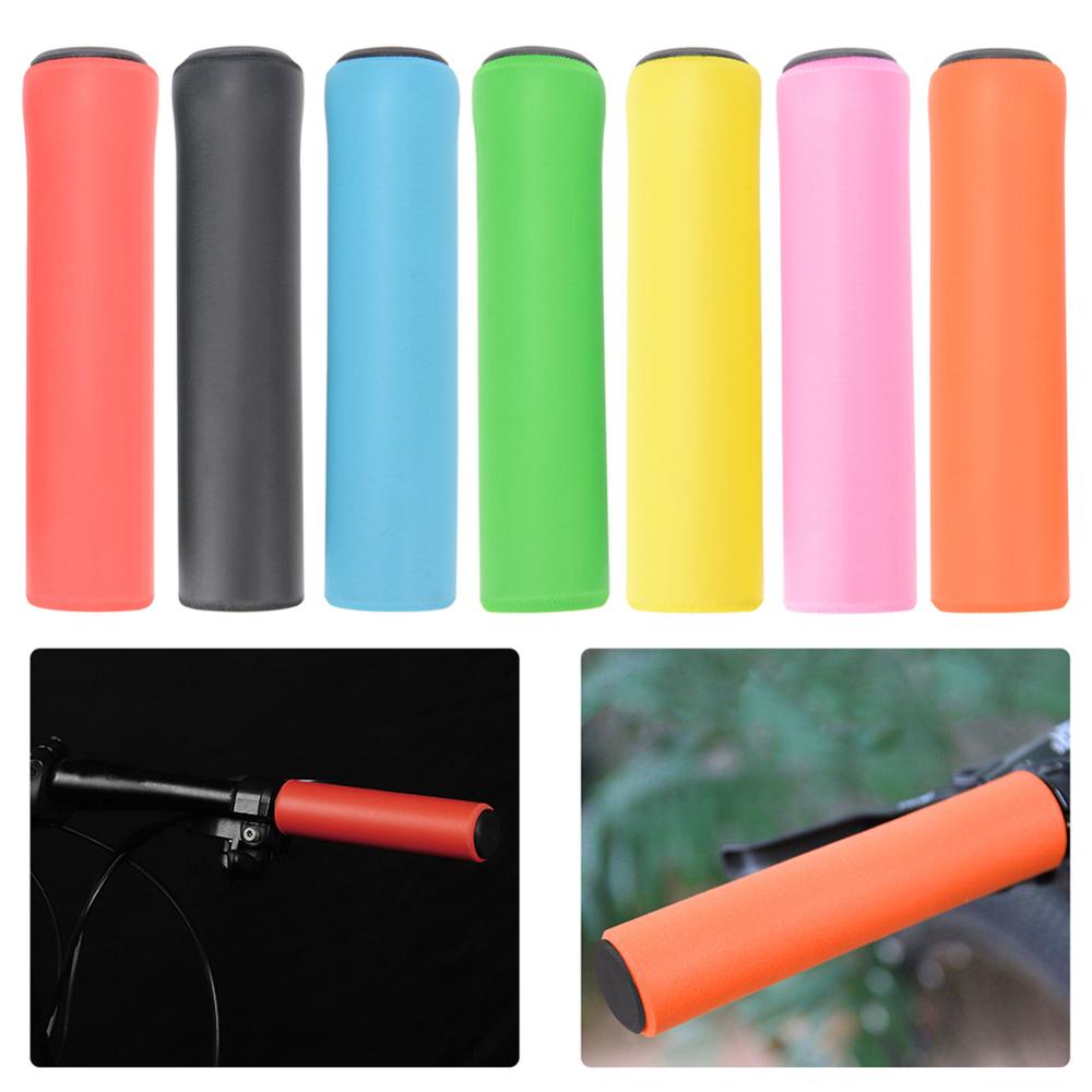 1Pair Silicone Cycling Bicycle Grips Outdoor MTB Mountain Bike Handlebar - KiwisLove