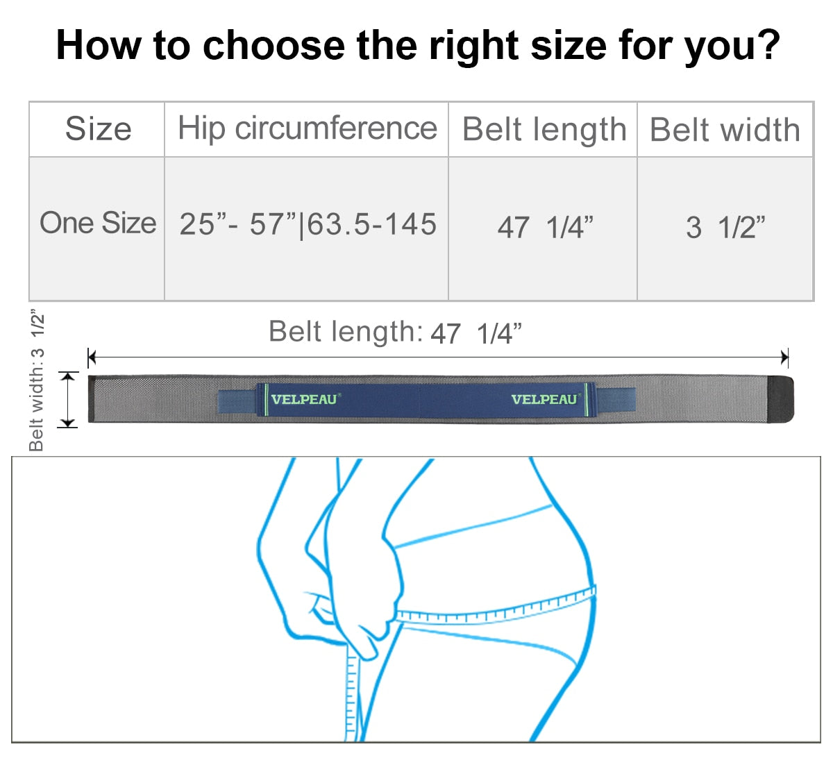 VELPEAU Pelvic Belt for Postpartum Pelvic Correct Belt and Protection Posture Corrector - KiwisLove