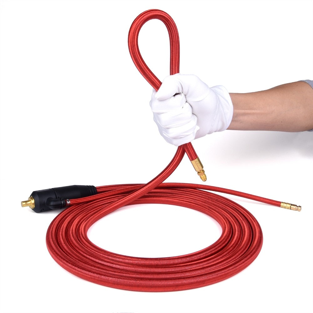 WP17F 17FV TIG Torch Quick Connector Gas-Electric Integrated Hose - KiwisLove