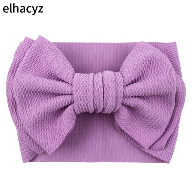 7'' Large Double Layer Hair Bow Headband Girls Summer Elastic Hair Bands - KiwisLove