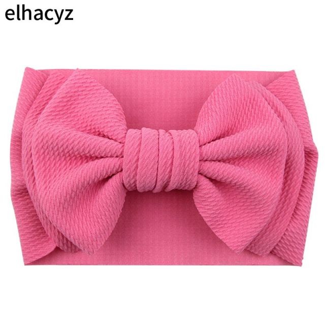 6''  Double Layer Hair Bow Headband Girls Summer Elastic Hair Bands - KiwisLove