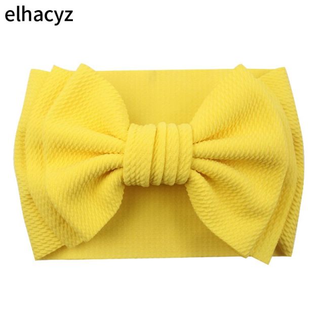 6''  Double Layer Hair Bow Headband Girls Summer Elastic Hair Bands - KiwisLove