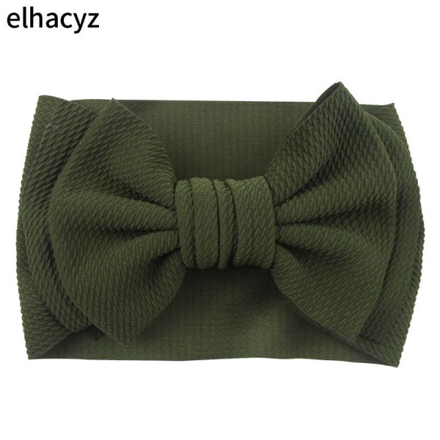 7'' Large Double Layer Hair Bow Headband Girls Summer Elastic Hair Bands - KiwisLove