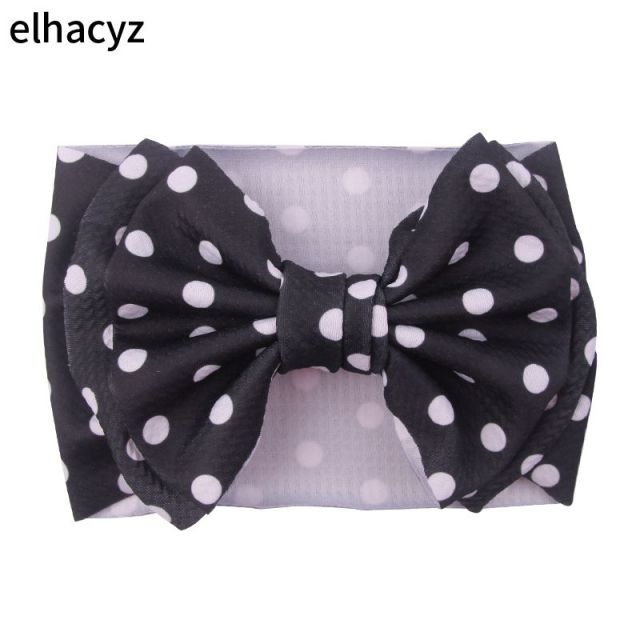 6''  Double Layer Hair Bow Headband Girls Summer Elastic Hair Bands - KiwisLove