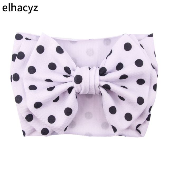 6''  Double Layer Hair Bow Headband Girls Summer Elastic Hair Bands - KiwisLove