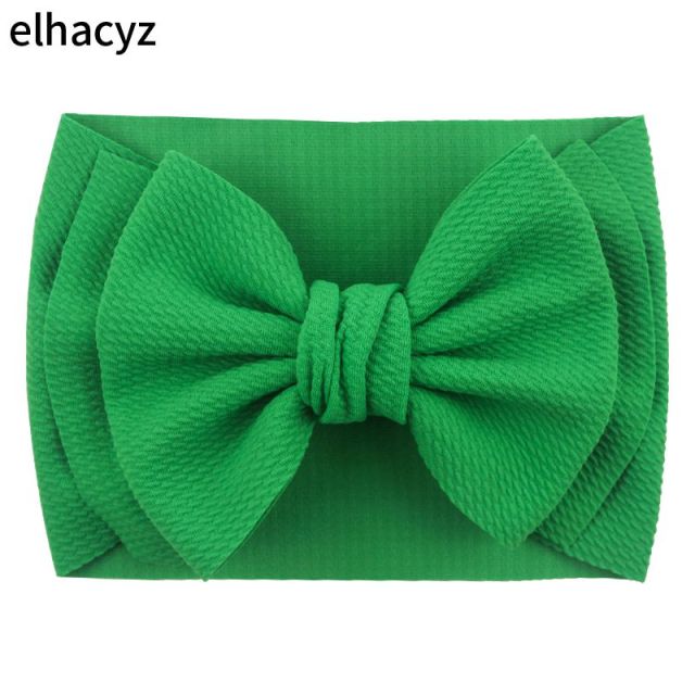 7'' Large Double Layer Hair Bow Headband Girls Summer Elastic Hair Bands - KiwisLove