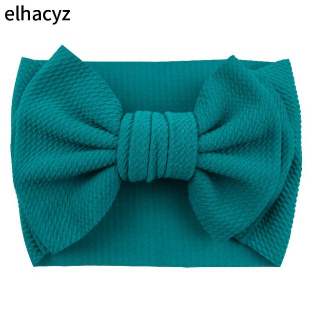 7'' Large Double Layer Hair Bow Headband Girls Summer Elastic Hair Bands - KiwisLove