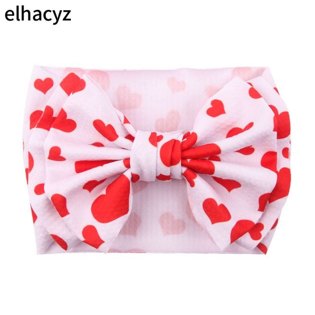 6''  Double Layer Hair Bow Headband Girls Summer Elastic Hair Bands - KiwisLove