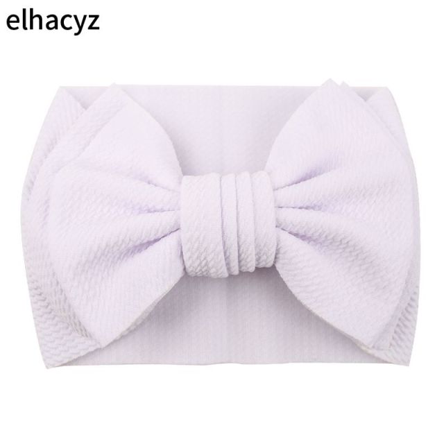 6''  Double Layer Hair Bow Headband Girls Summer Elastic Hair Bands - KiwisLove