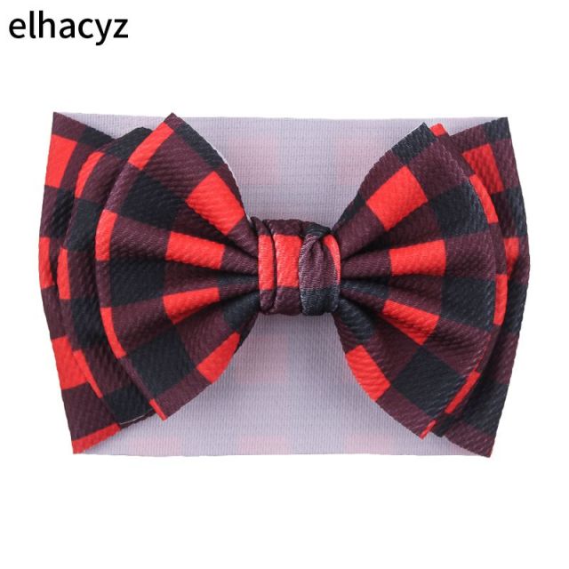 6''  Double Layer Hair Bow Headband Girls Summer Elastic Hair Bands - KiwisLove