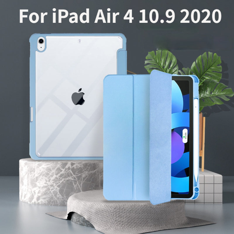 iPad Pro 11 12.9 Case 2020/2018 Pro 2021 12 9 Air 4 10.9  Apple Pencil Holder Support Wireless Charging Cover Air 4 2020 - KiwisLove