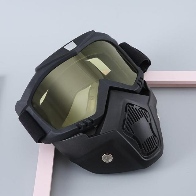 Cycling Glasses Detachable UV Protection Helmet Mask  MTB Cycling Eyewear - KiwisLove